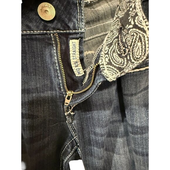 Ariat R.E.A.L Denim Womens 29R Mid-Rise Bootcut Jeans With Embroidered Back Pock - Picture 7 of 7